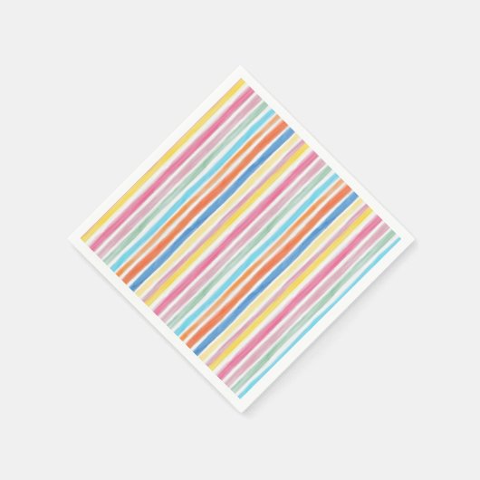 Regenboogstrips Servet (Hoek)