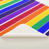 Regenboogstrips Sherpa Deken (3/4)
