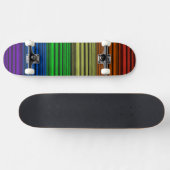 Regenboogstrips Skateboard (Horizontaal)