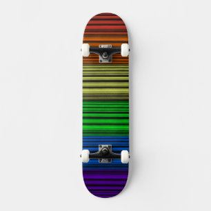 Regenboogstrips Skateboard