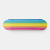 Regenboogstrips Skateboard (Horizontaal)