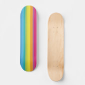 Regenboogstrips Skateboard (Voorkant)