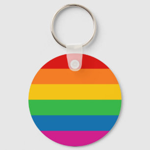 Regenboogstrips Sleutelhanger