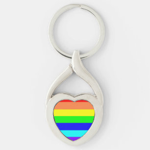 Regenboogstrips Sleutelhanger