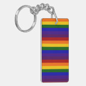 Regenboogstrips Sleutelhanger (Voorkant Links)