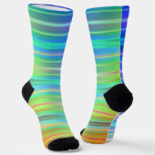 Regenboogstrips Sokken (Gebogen)