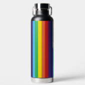 Regenboogstrips, speciaal ontworpen waterflesje waterfles (Voorkant)