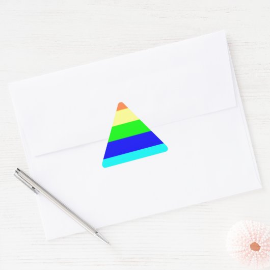 Regenboogstrips Sticker (Envelop)