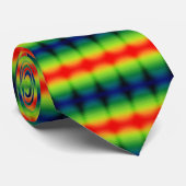 Regenboogstrips Stropdas (Opgerold)