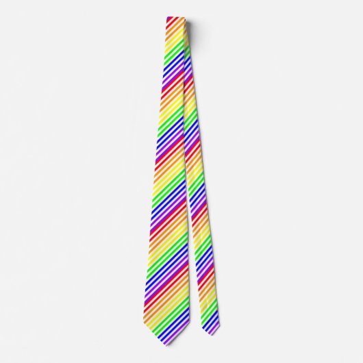 Regenboogstrips Stropdas (Voorkant)