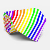 Regenboogstrips Stropdas (Opgerold)