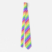 Regenboogstrips Stropdas (Achterkant)