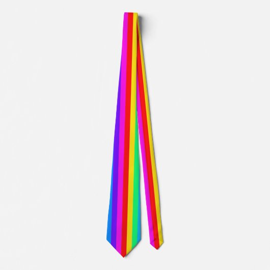Regenboogstrips Stropdas (Voorkant)