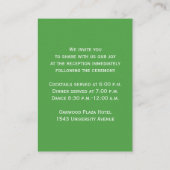 Regenboogstrips Sunburst Reception Enclosure Kaart (Achterkant)