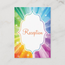 Regenboogstrips Sunburst Reception Enclosure Kaart