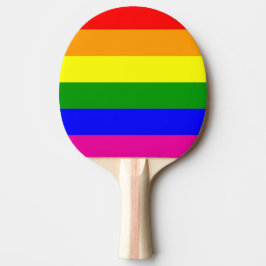 Regenboogstrips Tafeltennisbatje