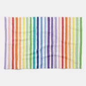 regenboogstrips theedoek (Horizontaal)