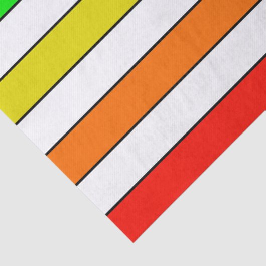 Regenboogstrips Tissuepapier (Detail)