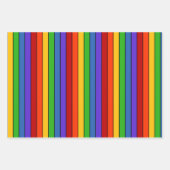 Regenboogstrips Verticaal horizontaal diagonaal Inpakpapier Vel (Voorkant)