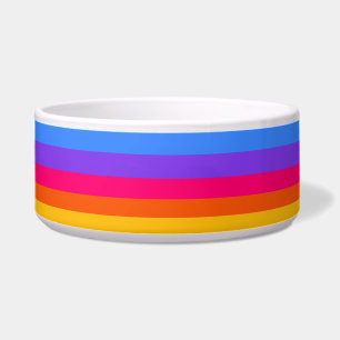 Regenboogstrips Voerbakje