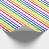 Regenboogstrips voor het ompakken van papier (Hoek)