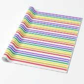 Regenboogstrips voor het ompakken van papier (Uitgerold)