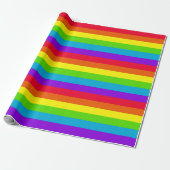 Regenboogstrips voor het ompakken van papier (Uitgerold)