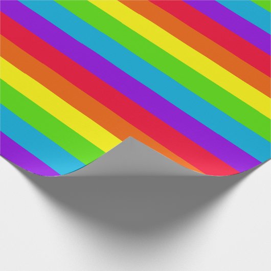 Regenboogstrips voor het ompakken van papier (Hoek)