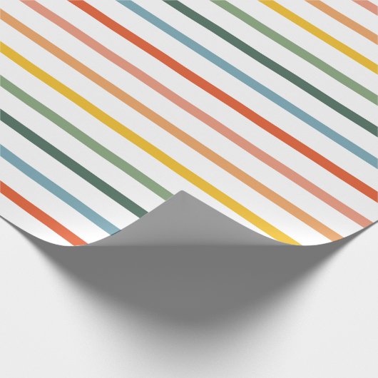 Regenboogstrips voor het ompakken van papier (Hoek)