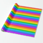 Regenboogstrips voor het ompakken van papier (Uitgerold)