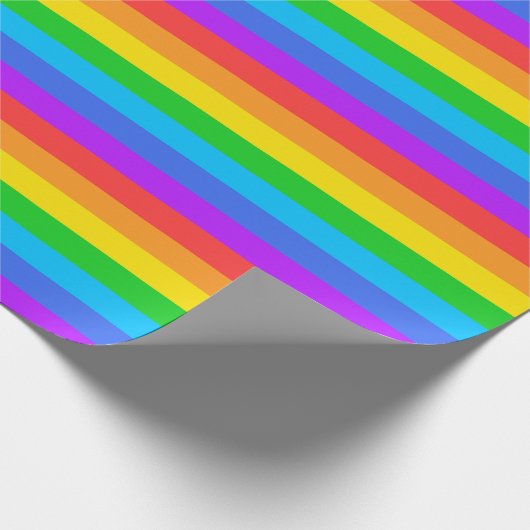 Regenboogstrips voor het ompakken van papier (Hoek)