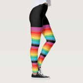 Regenboogstrips voor kleuren met een korte dikte - leggings (Rechts)