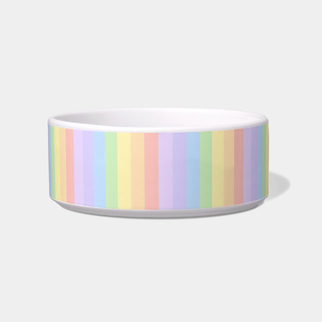 Regenboogstrips voor pastaal. voerbakje (Voorkant)
