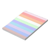 Regenboogstrips voor pasteelkleuren notitieblok (Linkerzijde)