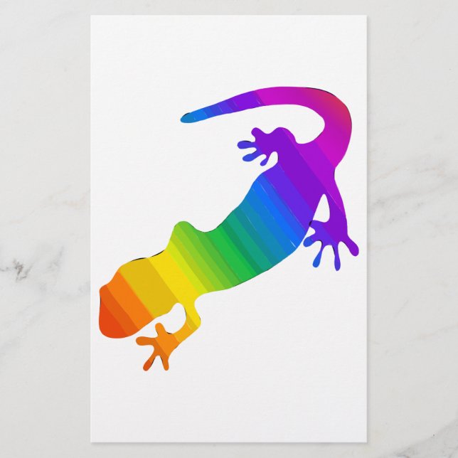 Regenboogstrips voor salamander (Voorkant)