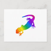 Regenboogstrips voor salamander briefkaart (Voorkant)