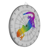 Regenboogstrips voor salamander dartbord (Voorkant Links)