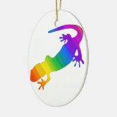 Regenboogstrips voor salamander keramisch ornament (Links)