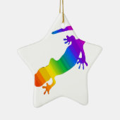 Regenboogstrips voor salamander keramisch ornament (Rechts)
