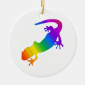 Regenboogstrips voor salamander keramisch ornament (Voorkant)