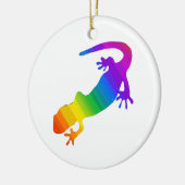 Regenboogstrips voor salamander keramisch ornament (Links)