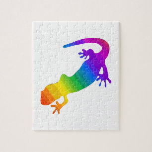 Regenboogstrips voor salamander legpuzzel