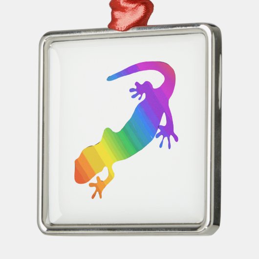Regenboogstrips voor salamander metalen ornament (Links)