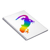 Regenboogstrips voor salamander notitieboek (Rechterzijde)