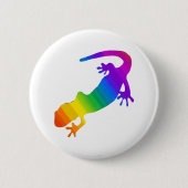 Regenboogstrips voor salamander ronde button 5,7 cm (Voorkant)