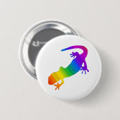 Regenboogstrips voor salamander ronde button 5,7 cm (Voorkant /achterkant)