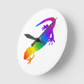 Regenboogstrips voor salamander ronde klok (Hoek)