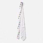 Regenboogstrips voor salamander stropdas (Achterkant)