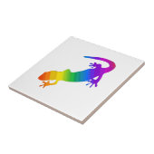 Regenboogstrips voor salamander tegeltje (Zijkant)