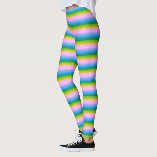 Regenboogstrips voor vloerbedekking leggings (Links)